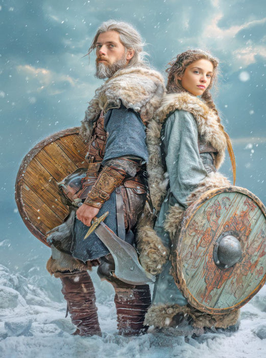 Wikinger Fantasiemotive - CALVENDO Foto-Puzzle'
