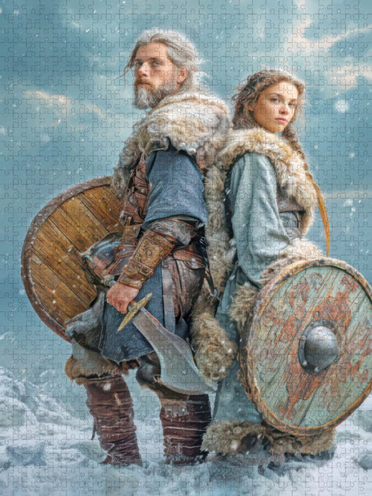Wikinger Fantasiemotive - CALVENDO Foto-Puzzle'