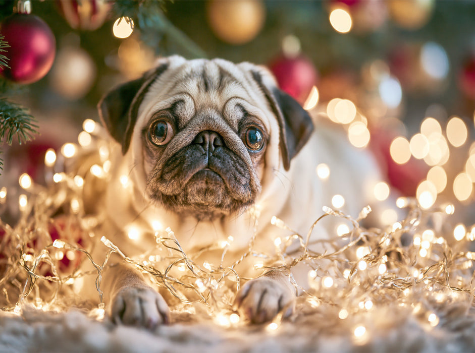 Weihnachten ist Liebe auf vier Pfoten - CALVENDO Foto-Puzzle'