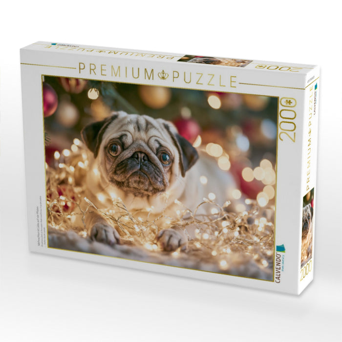 Weihnachten ist Liebe auf vier Pfoten - CALVENDO Foto-Puzzle'