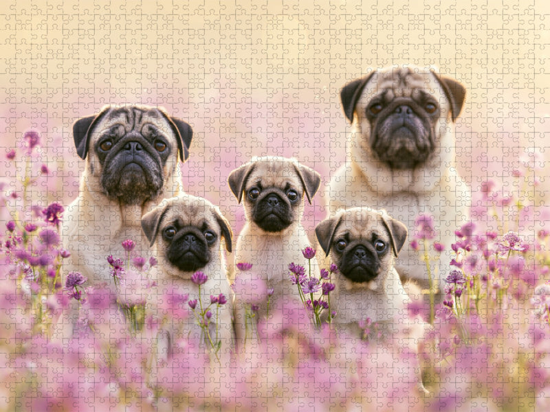 Ein Motiv aus dem Kalender Edle Möpse - CALVENDO Foto-Puzzle'
