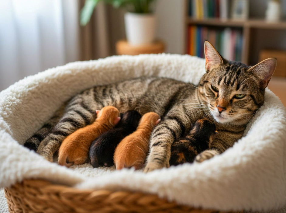Schnurrendes Wohlgefühl im Katzenkörbchen - CALVENDO Foto-Puzzle'