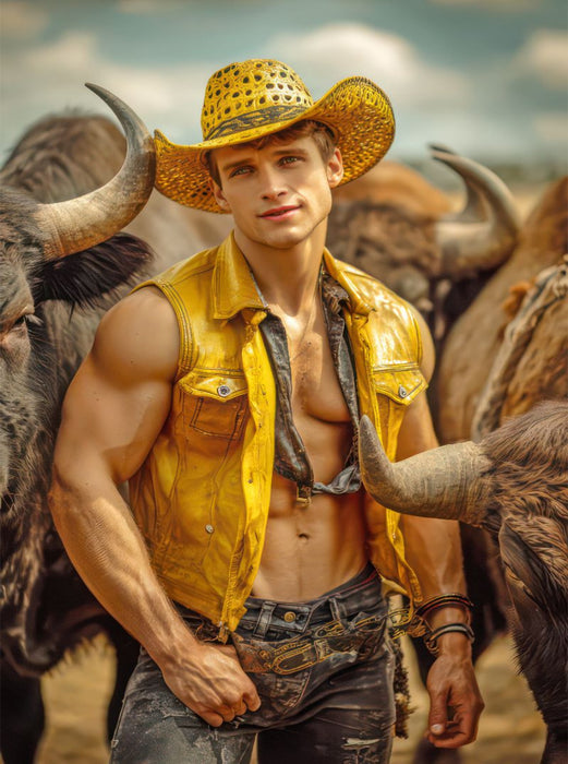 Cowboy Erotik - CALVENDO Foto-Puzzle'