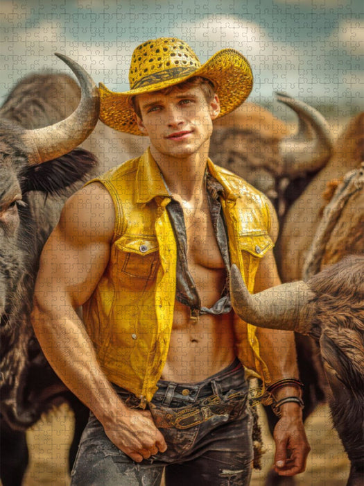 Cowboy Erotik - CALVENDO Foto-Puzzle'