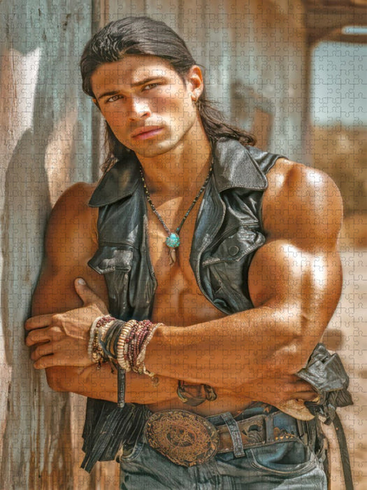 Cowboy Erotik - CALVENDO Foto-Puzzle'