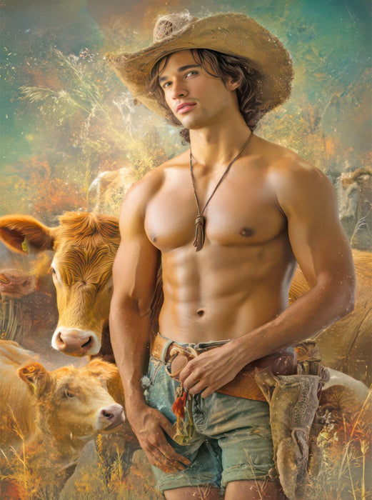 Cowboy Erotik - CALVENDO Foto-Puzzle'