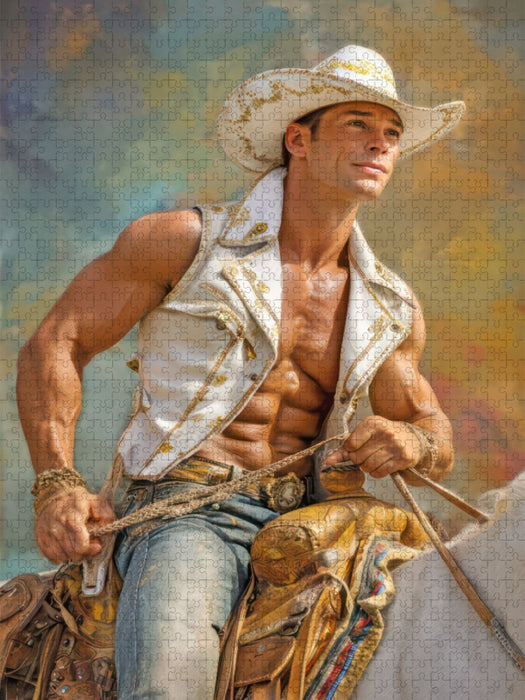 Cowboy Erotik - CALVENDO Foto-Puzzle'