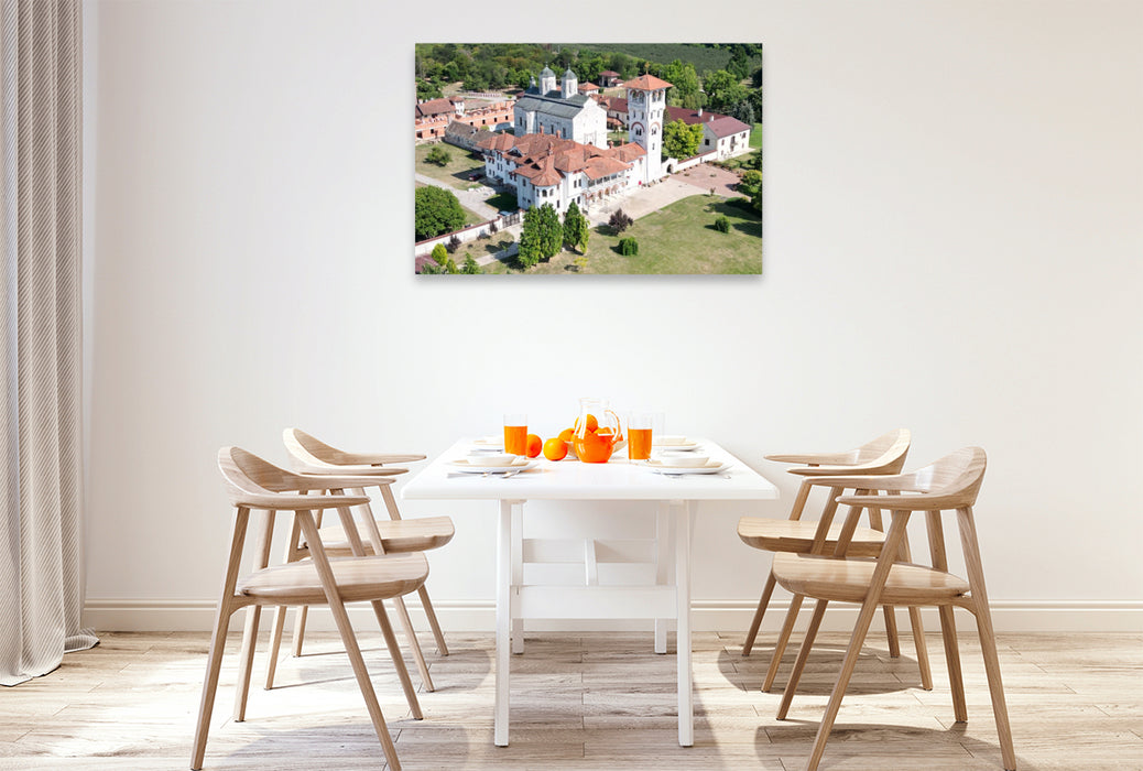 Premium Textil-Leinwand Kloster Kovilj Serbien