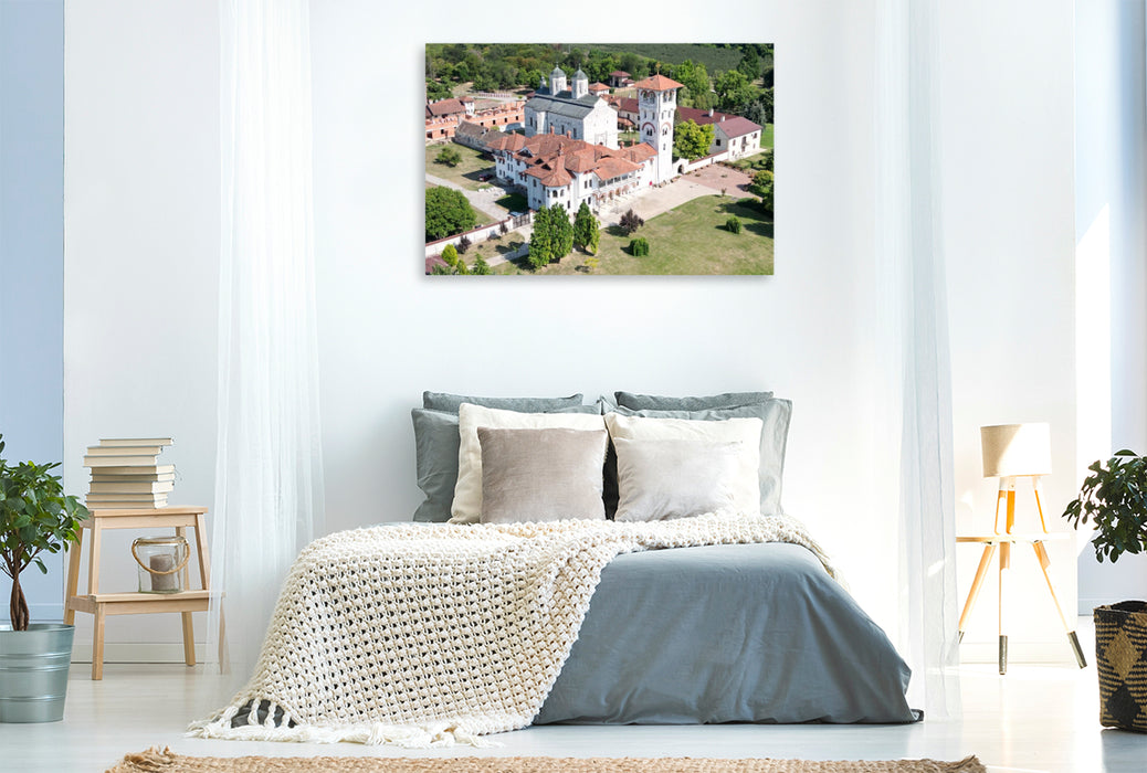 Premium Textil-Leinwand Kloster Kovilj Serbien