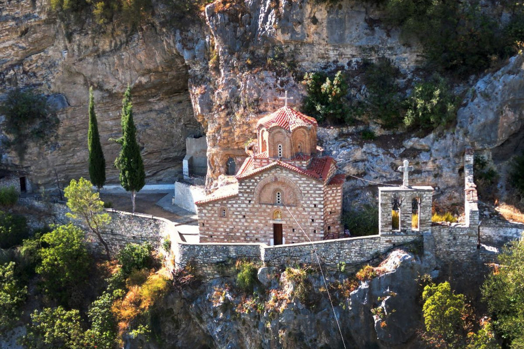 Premium Textil-Leinwand Kirche St. Michael Berat Albanien
