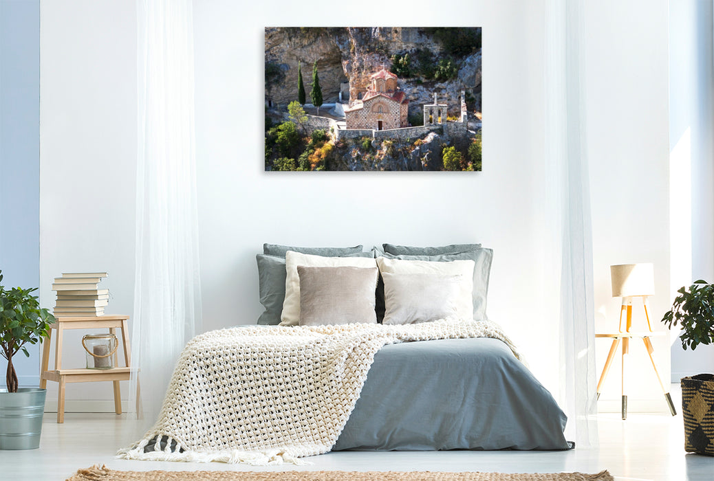 Premium Textil-Leinwand Kirche St. Michael Berat Albanien