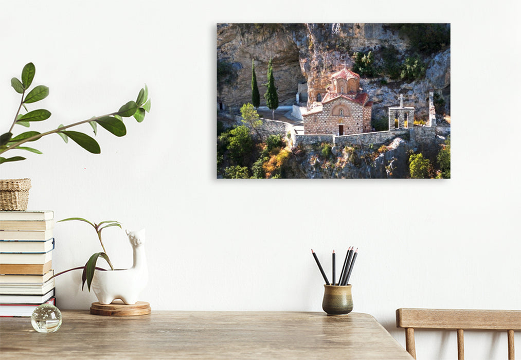 Premium Textil-Leinwand Kirche St. Michael Berat Albanien