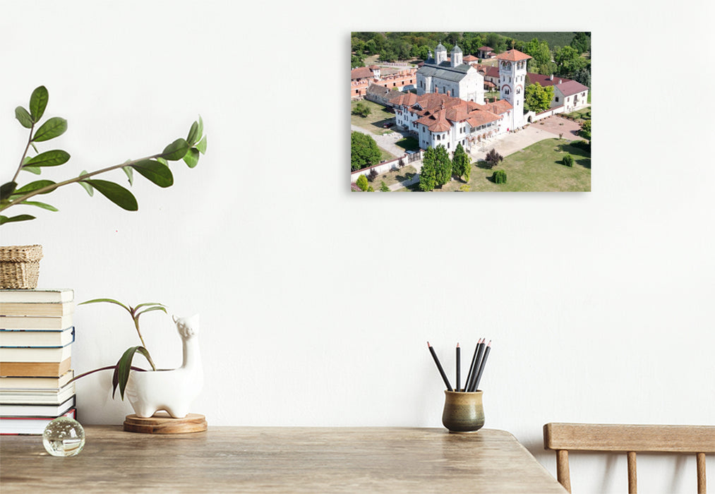 Premium Textil-Leinwand Kloster Kovilj Serbien