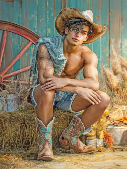 Cowboy Erotik - CALVENDO Foto-Puzzle'