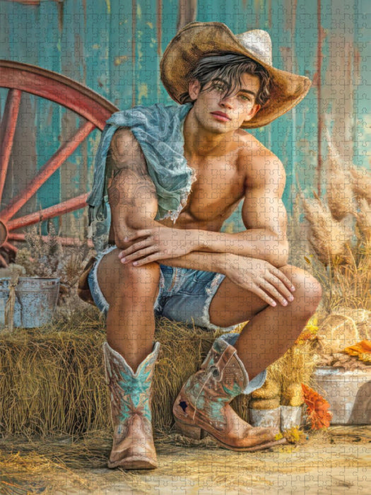 Cowboy Erotik - CALVENDO Foto-Puzzle'