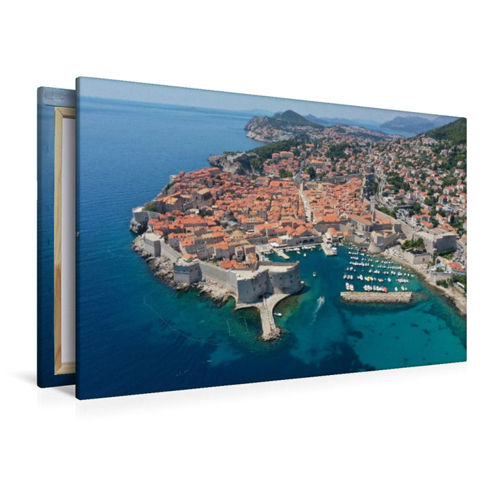 Premium Textil-Leinwand Dubrovnik Kroatien