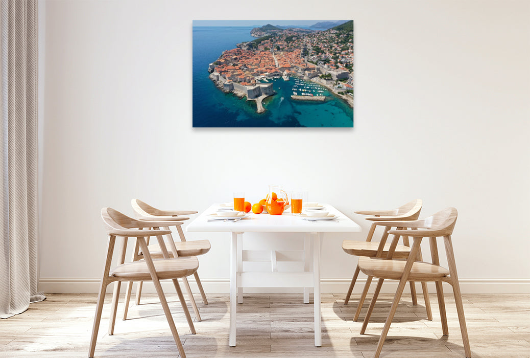 Premium Textil-Leinwand Dubrovnik Kroatien