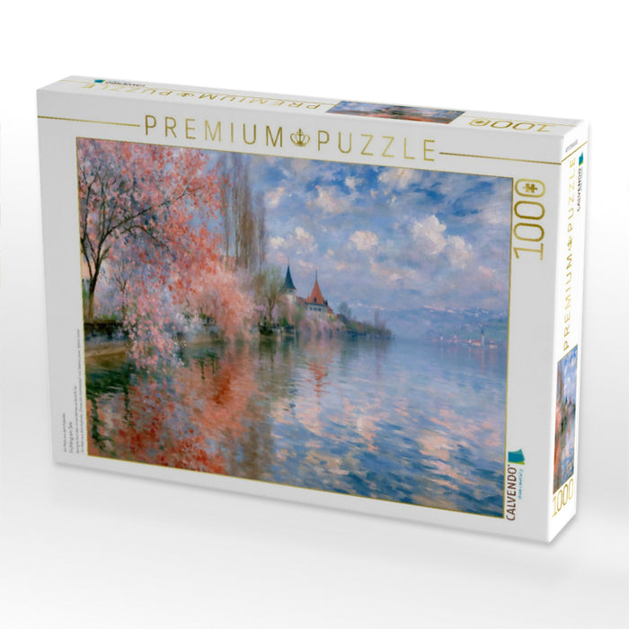 Frühling am See - CALVENDO Foto-Puzzle'
