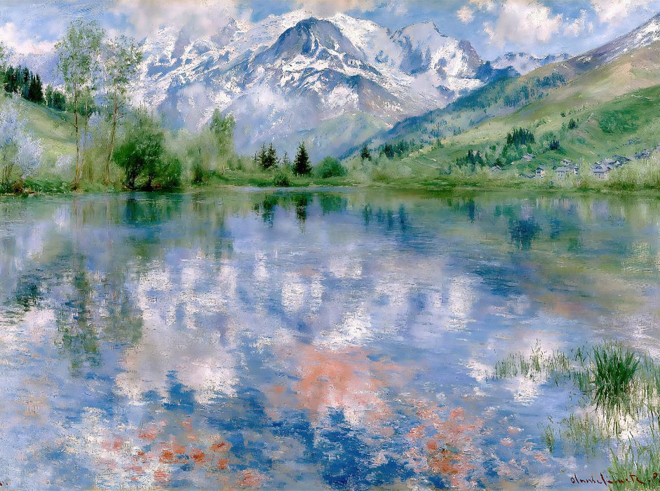 Romantischer Bergsee - CALVENDO Foto-Puzzle'