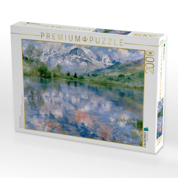 Romantischer Bergsee - CALVENDO Foto-Puzzle'