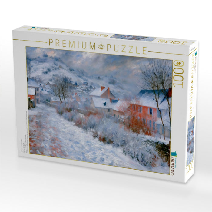 Winter im Dorf - CALVENDO Foto-Puzzle'