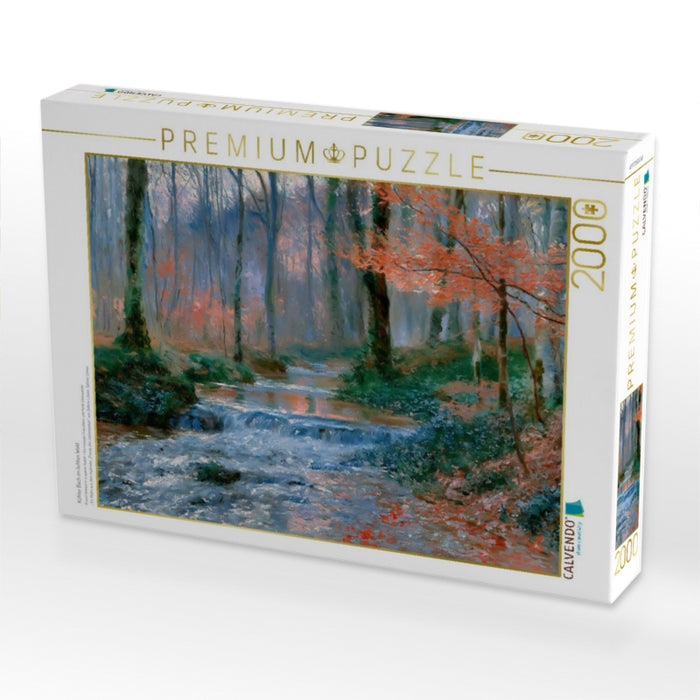 Kühler Bach im lichten Wald - CALVENDO Foto-Puzzle'