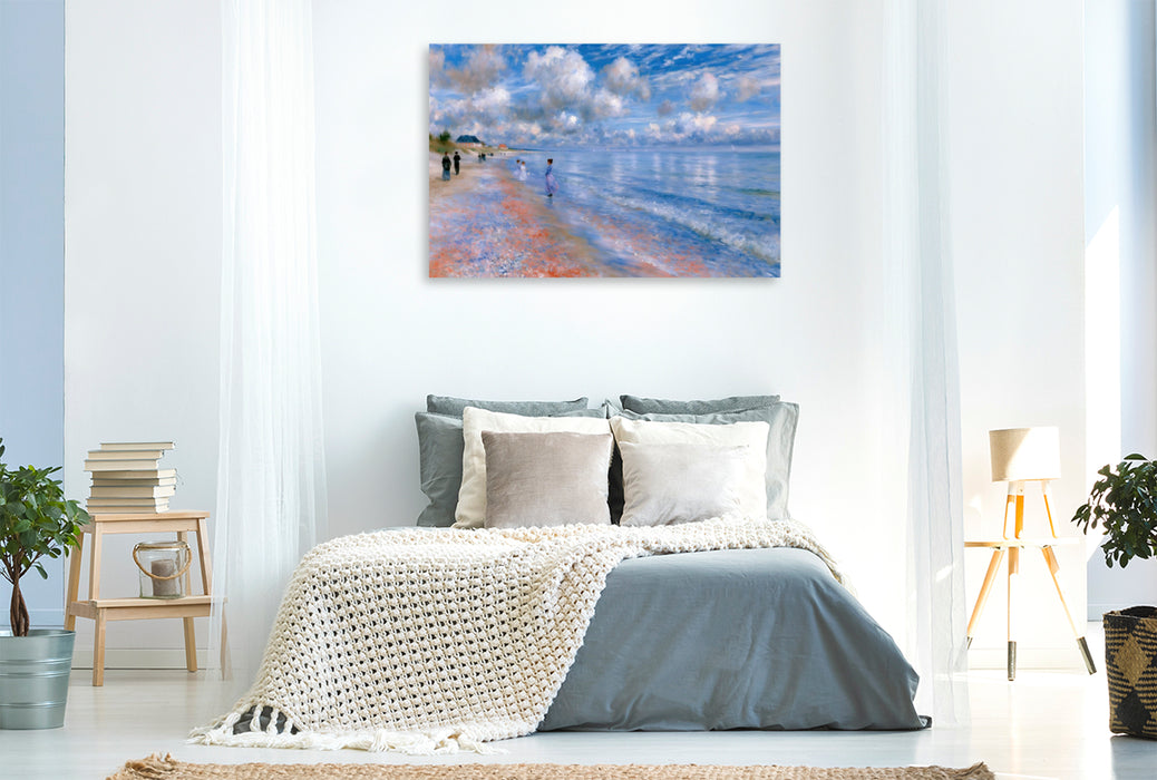 Premium Textil-Leinwand Sommer am Meer