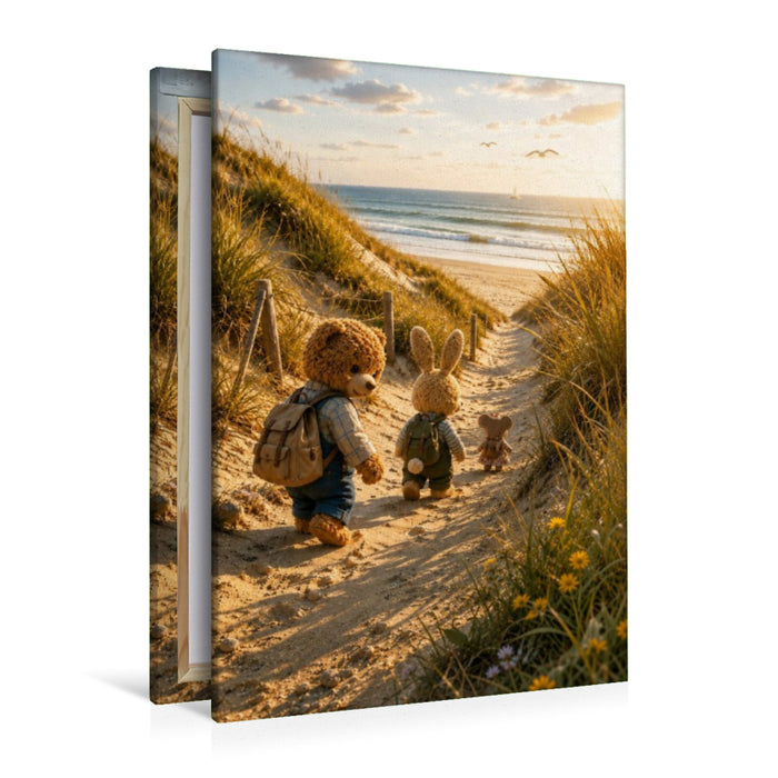 Premium Textil-Leinwand Der Küstenpfad
