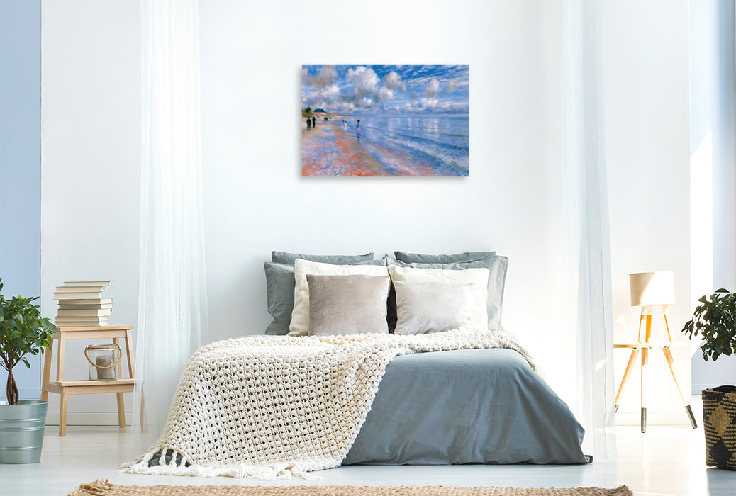 Premium Textil-Leinwand Sommer am Meer