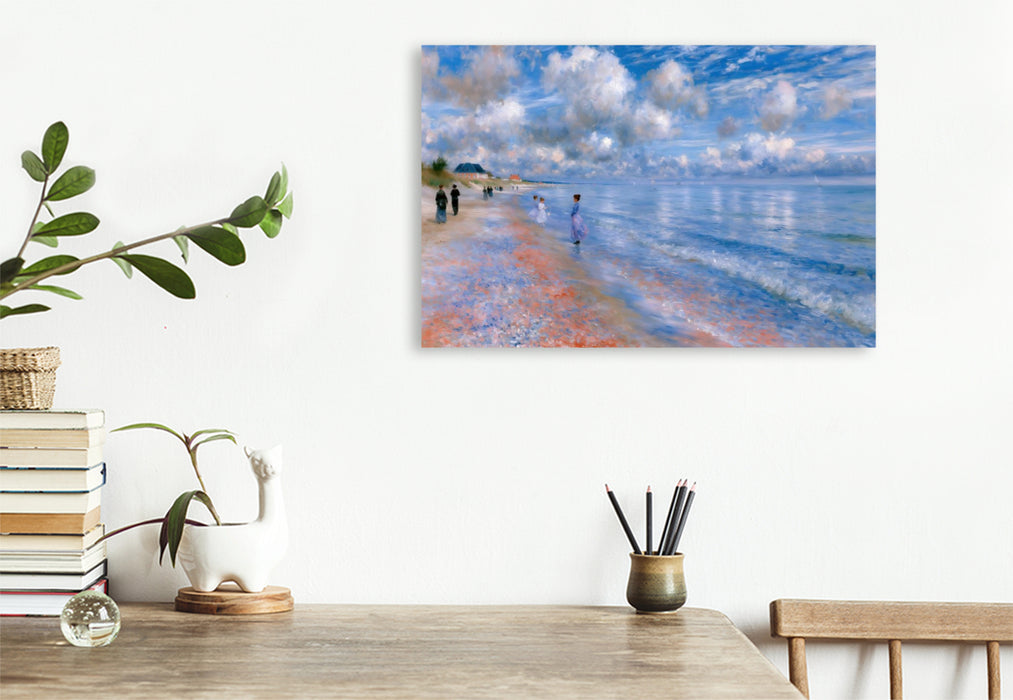 Premium Textil-Leinwand Sommer am Meer