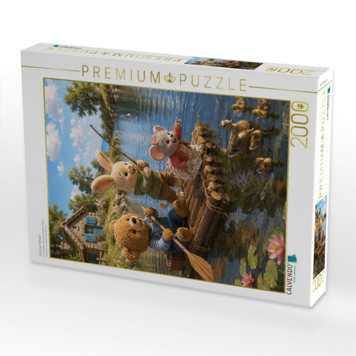 Fröhliche Floßfahrt - CALVENDO Foto-Puzzle'