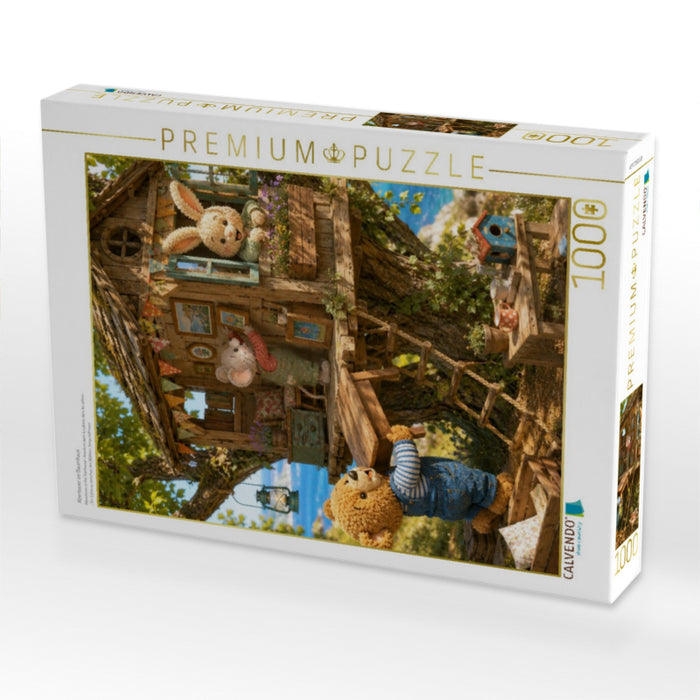 Abenteuer im Baumhaus - CALVENDO Foto-Puzzle'