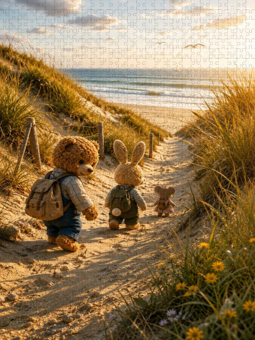 Der Küstenpfad - CALVENDO Foto-Puzzle'