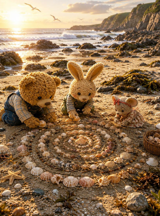 Der Muschelkreis - CALVENDO Foto-Puzzle'