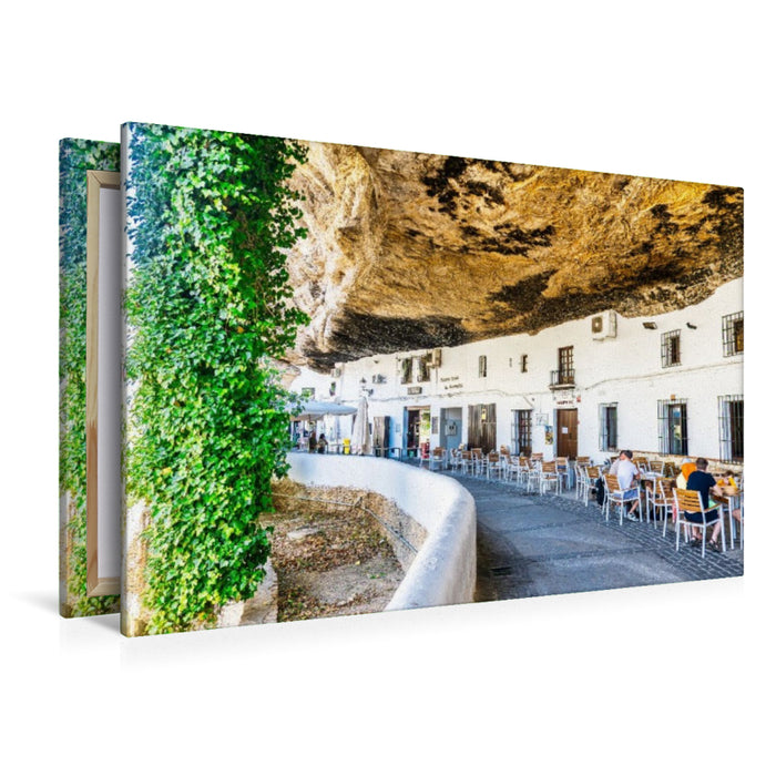 Premium Textil-Leinwand Bergdorf Setenil de las Bodegas