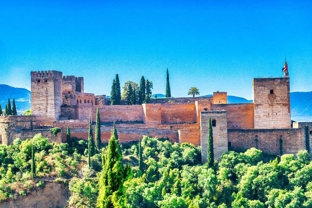 Premium Textil-Leinwand Alhambra in Granada