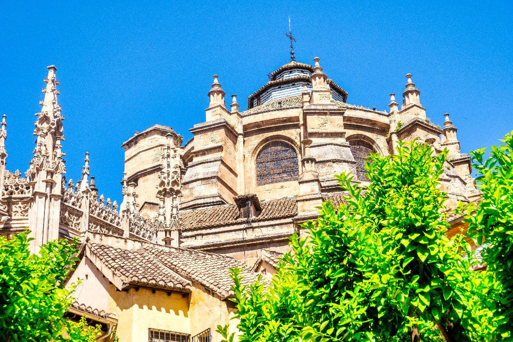 Premium Textil-Leinwand Kathedrale von Granada