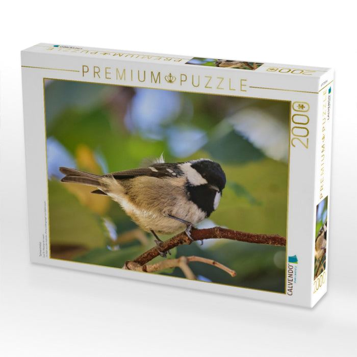 Tannenmeise - CALVENDO Foto-Puzzle'