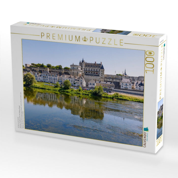 Amboise: Stadtansicht mit Château Royal - CALVENDO Foto-Puzzle'