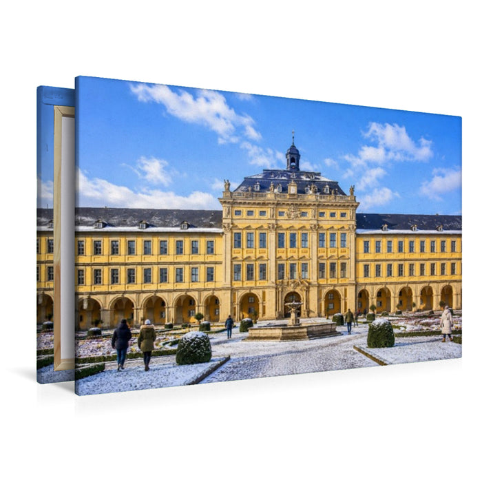 Premium Textil-Leinwand Fürstenbau der Stiftung Juliusspital in Würzburg