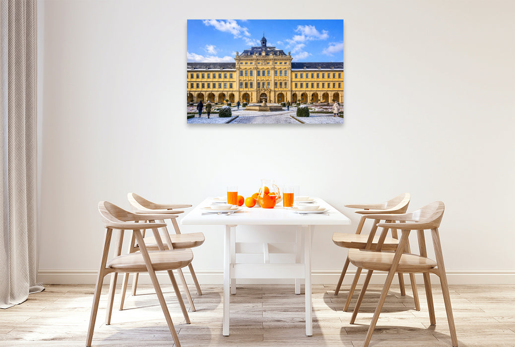 Premium Textil-Leinwand Fürstenbau der Stiftung Juliusspital in Würzburg