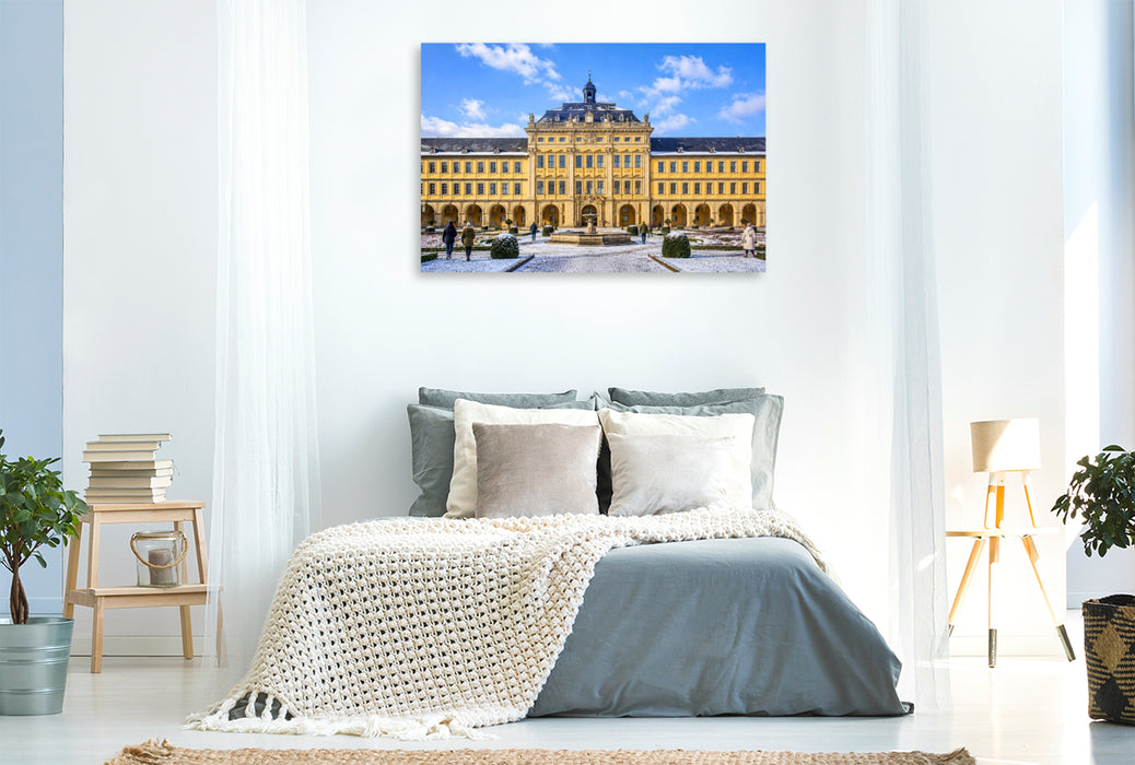 Premium Textil-Leinwand Fürstenbau der Stiftung Juliusspital in Würzburg