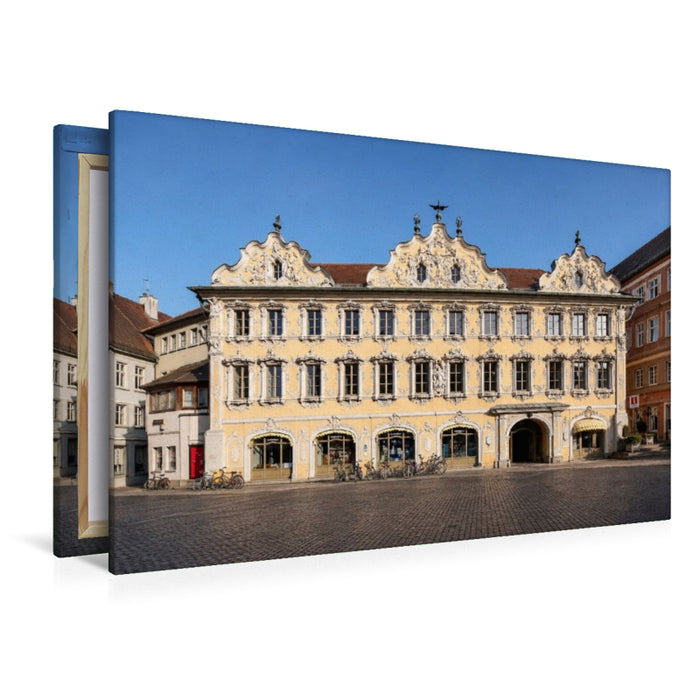 Premium Textil-Leinwand Stadtbücherei