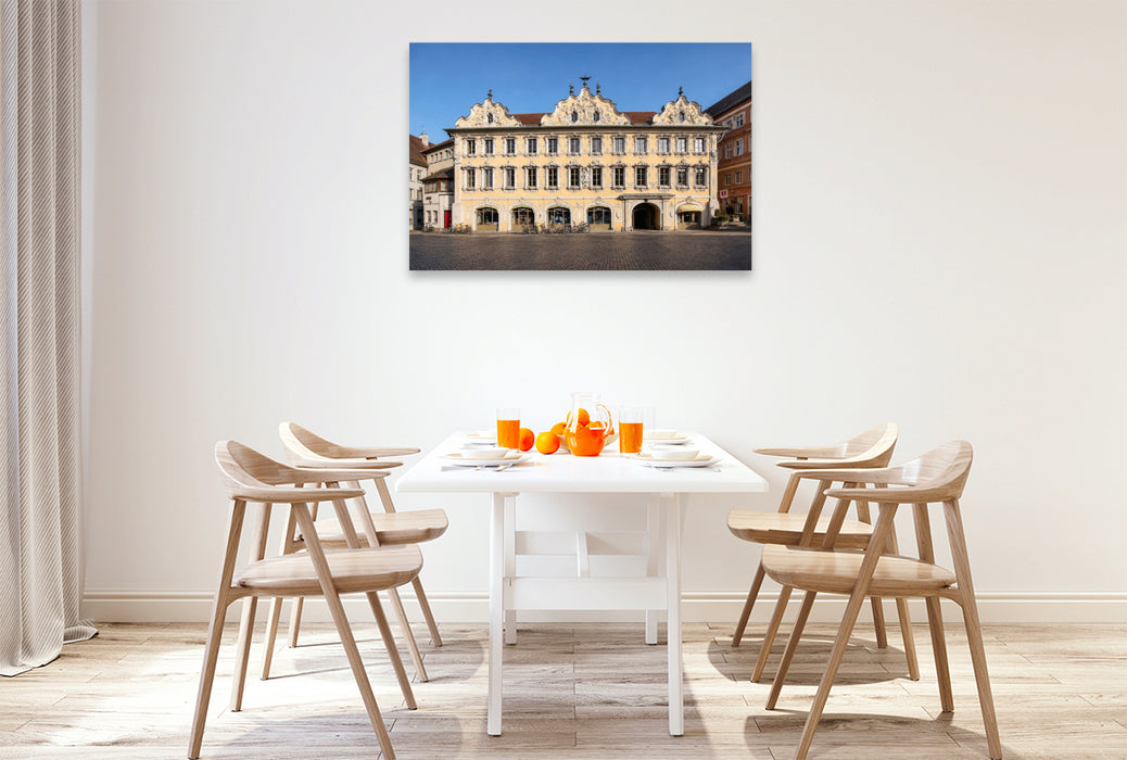 Premium Textil-Leinwand Stadtbücherei