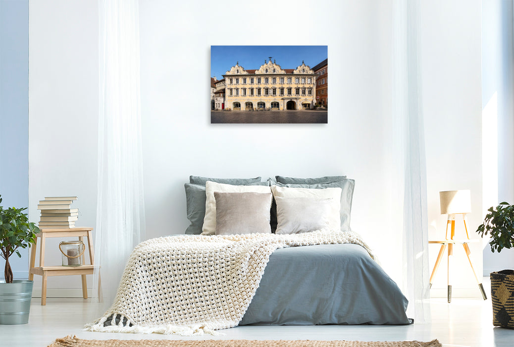 Premium Textil-Leinwand Stadtbücherei