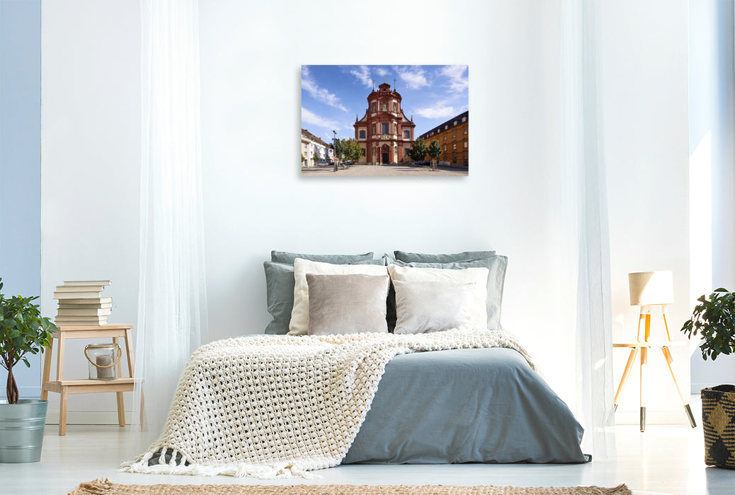 Premium Textil-Leinwand Barockkirche St Peter und Paul