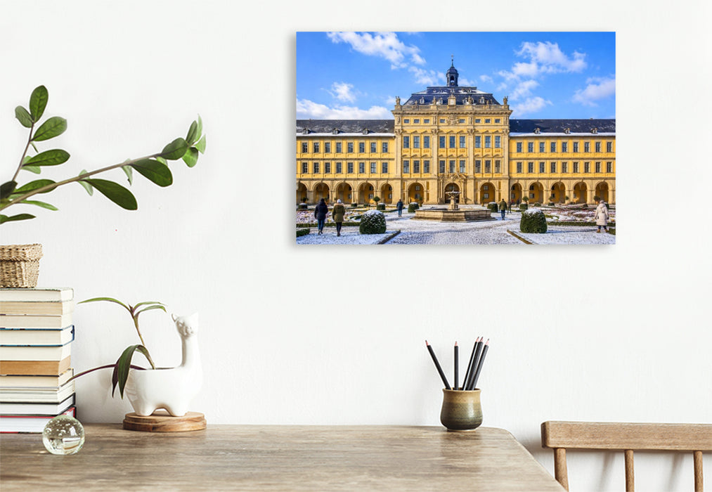 Premium Textil-Leinwand Fürstenbau der Stiftung Juliusspital in Würzburg