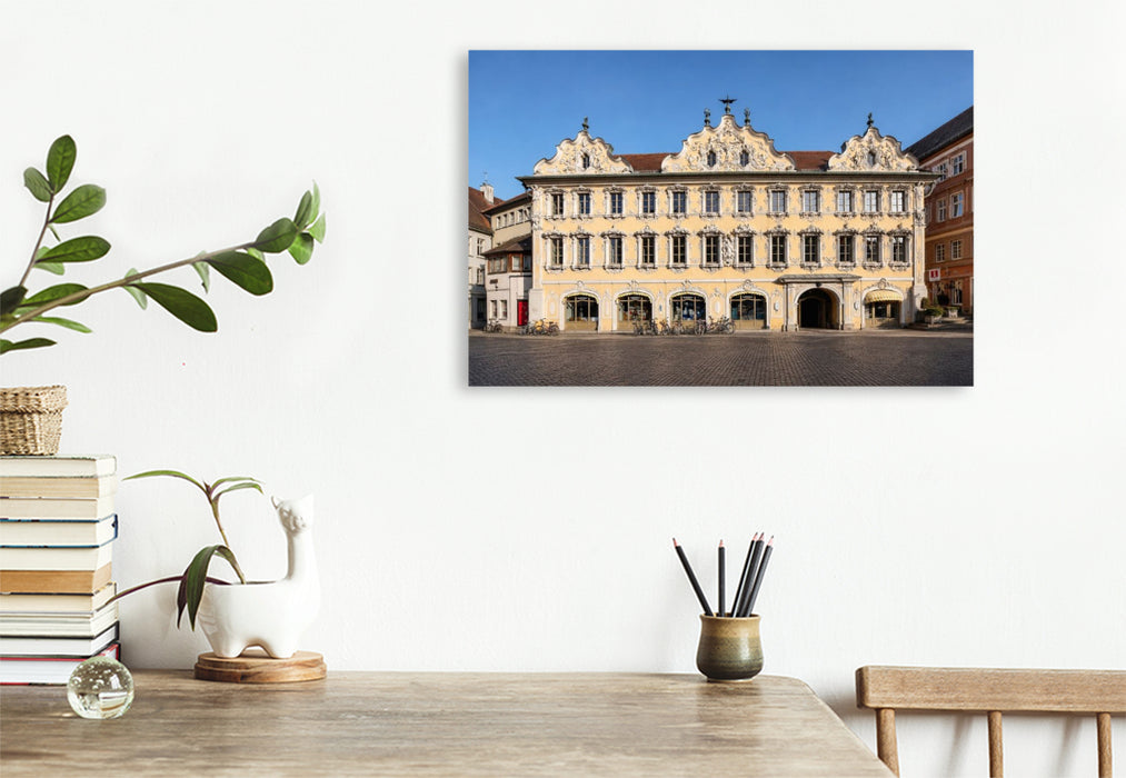 Premium Textil-Leinwand Stadtbücherei