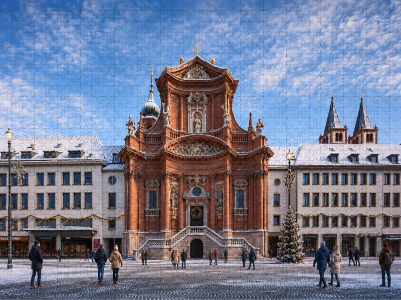 Neumünster St. Johannes Evangelist und St. Johannes der Täufer - CALVENDO Foto-Puzzle'