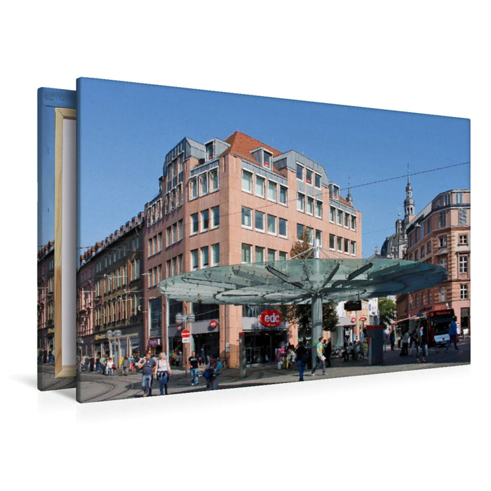 Premium Textil-Leinwand Barbarossoplatz